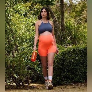 NWT FP Movement x Hatch Feel Good Maternity Shorts. In pool blue! Size small